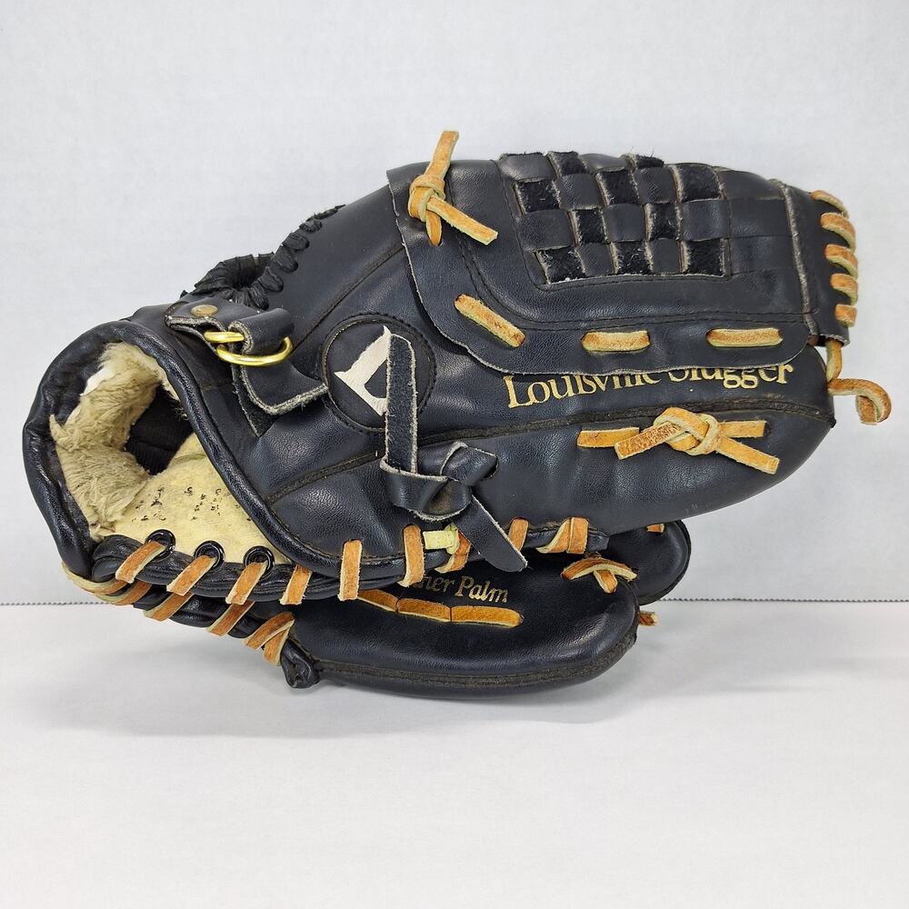 Louisville Slugger Black Leather Palm 10" RHT Youth Baseball Glove Mitt